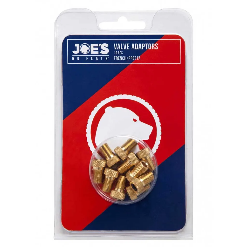 Adaptateur valve Presta vers Schrader - Solution gonflage vélo Joes 180821
