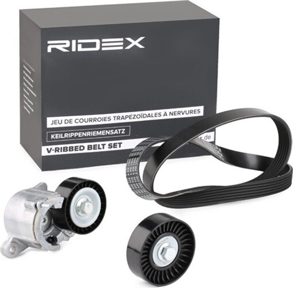 RIDEX 542R0128 Keilrippenriemensatz für FIAT Scudo Kastenwagen (220)