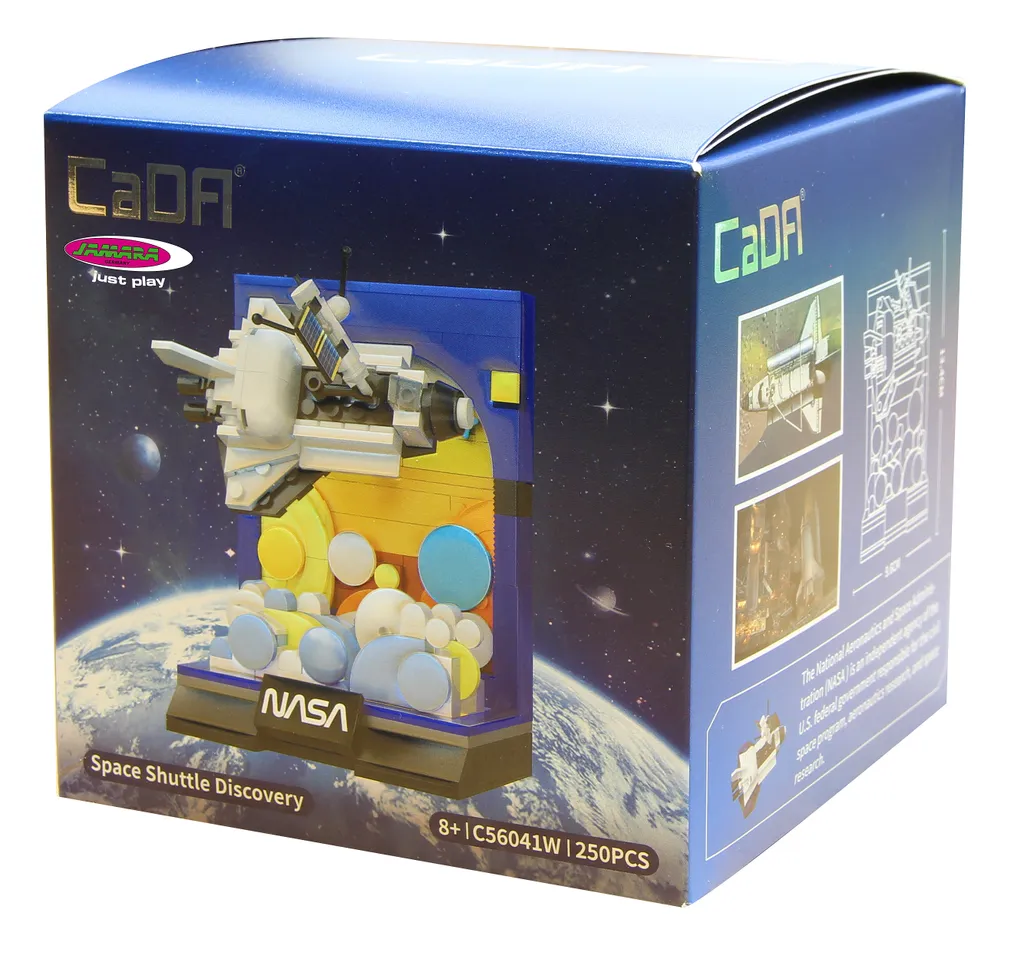 Navette Spatiale Discovery CaDA C56041W avec Soute et Bras Robotique Mobile