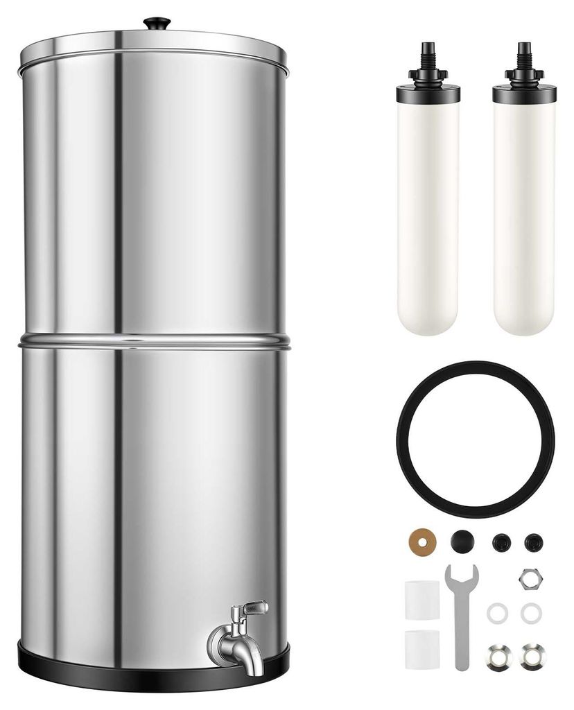 SucceBuy zwaartekracht waterfiltersysteem, 11,36 liter, Productafbeelding 