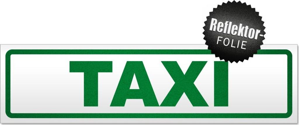 Taxi Magnetschild Schild magnetisch