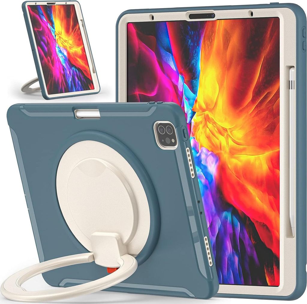 Tasche für iPad Mini 6 8.3" mit Ständer und Stylushalter Blau