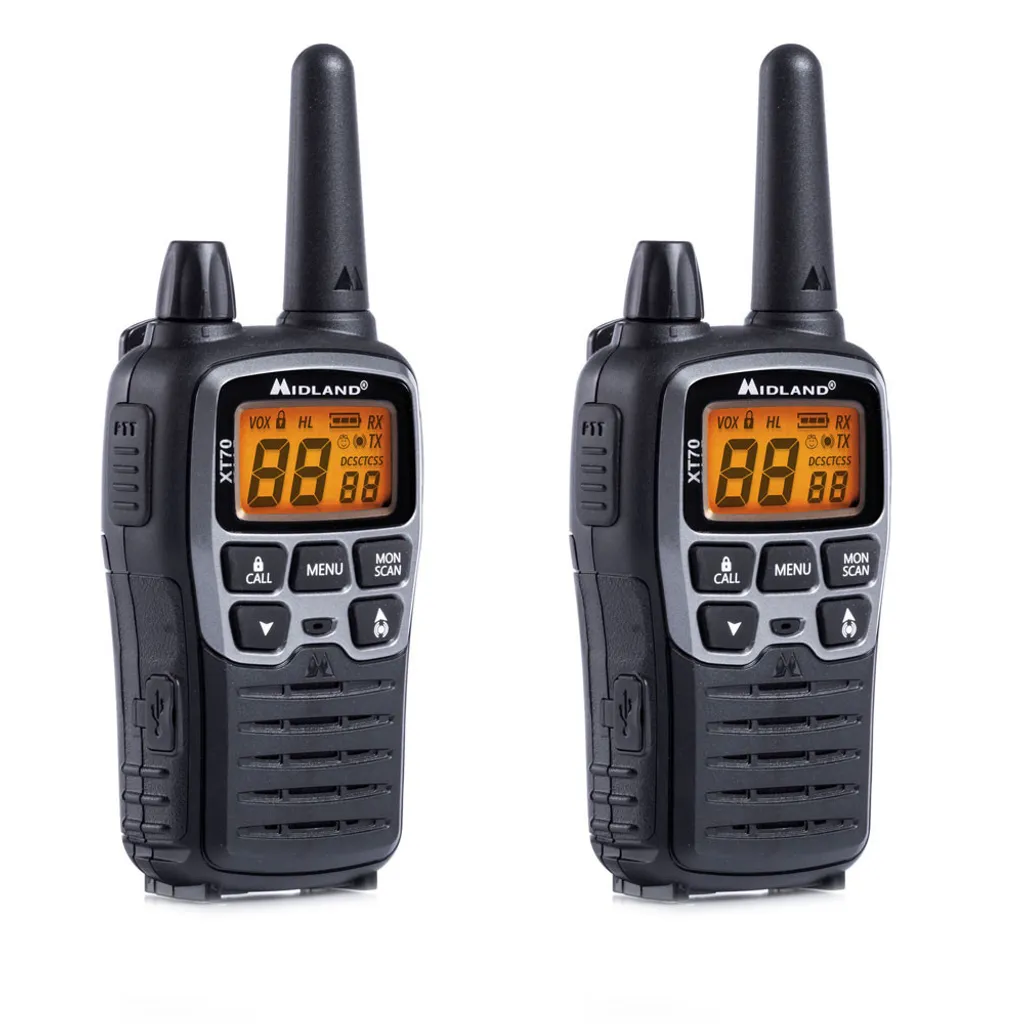Midland XT70 Radio PMR446 avec Charge Rapide USB et 24 Canaux - 8