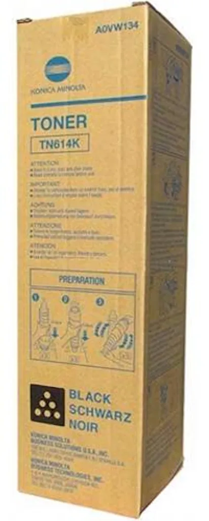 Toner noir d'imprimerie TN-614K pour presse numérique Bizhub Pro C65hc