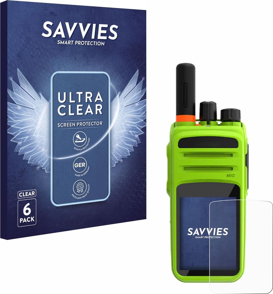 6x Für Talkpod N58 Plus Schutzfolie Savvies Displayschutz Display Schutz Folie Klar Transparent