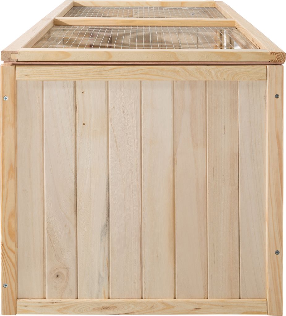 Nagerkäfig aus Holz 95x50x50cm - braun Produktbild 9
