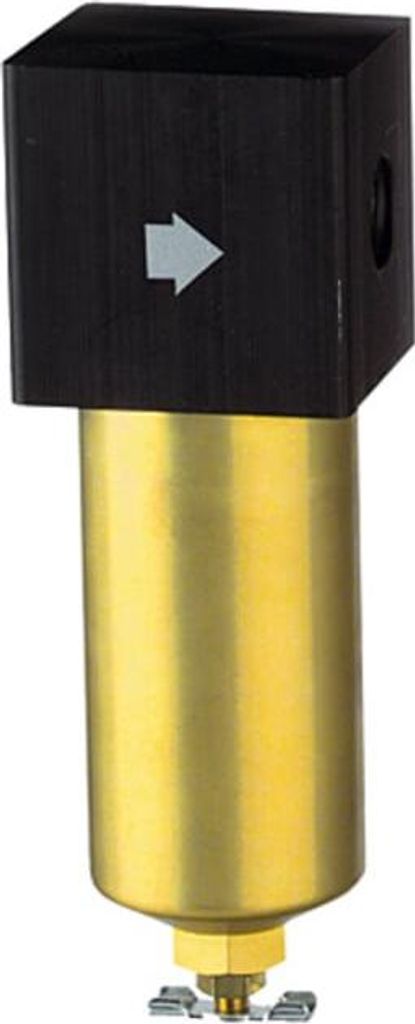 Riegler Filter für hohe Drücke bis 40 bar, mit Handablassventil, G 1/2