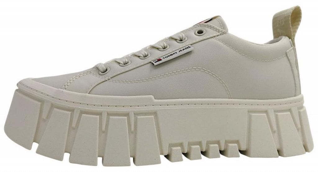 Tommy Hilfiger Flatform Chunky sportlicher Schnürer Beige in Gr. 39