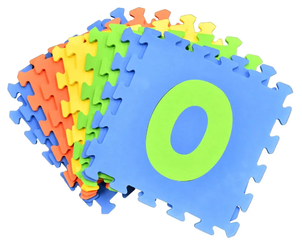 Tapis de jeu en mousse anti-choc et éducatif pour éviter le sol froid