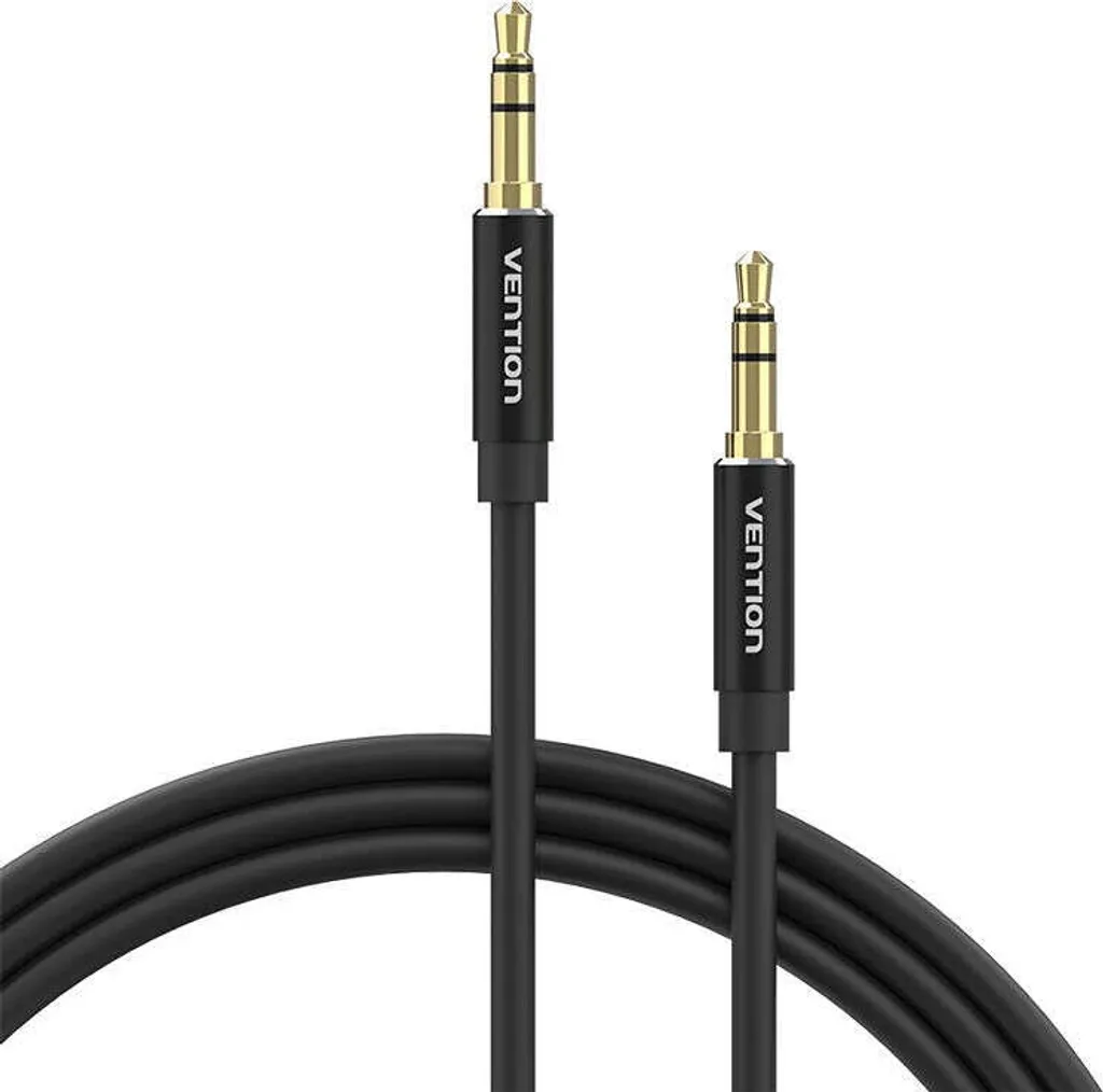 Vention BAXBJ Câble Audio Jack 3.5mm Mâle-Mâle 5m Noir Haute Qualité