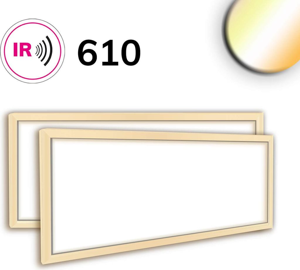 ISOLED 115911 LED Leuchtrahmen H25, Innenformat 500x1192mm, 70W, weißdynamisch, CRI92