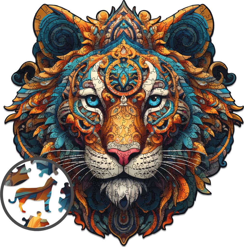Milliwood Holzpuzzles - Peace and Harmony - Tiger Mut - 400 Produktbild 1