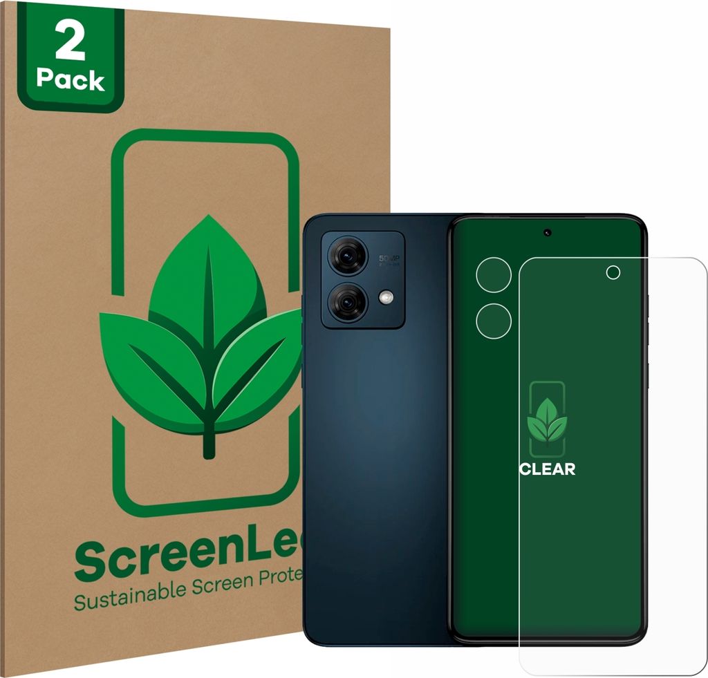 2x ScreenLeaf Schutzfolie für Motorola Moto G84 Produktbild 