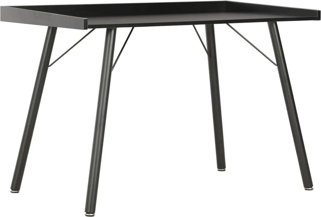Tavolo Scrivania vidaXL Nero 90x50x79 | Arredo Studio Economico - 8