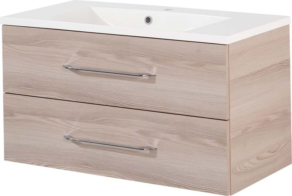 FACKELMANN Waschtischunterschrank inkl. Gussbecken B.CLEVER Produktbild 