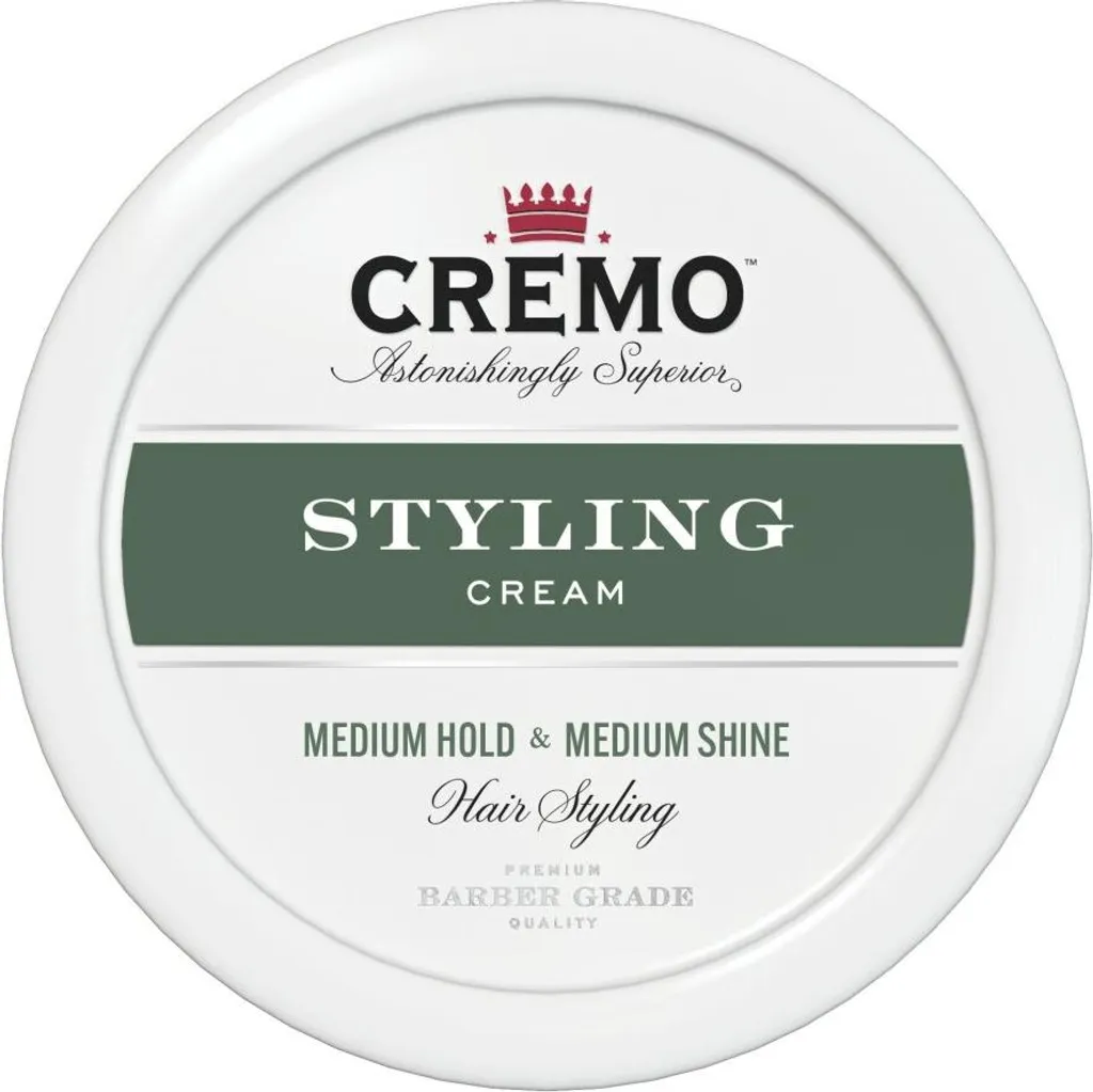 Crème Coiffante Fixation Moyenne et Brillance Modérée Cremo de 113g