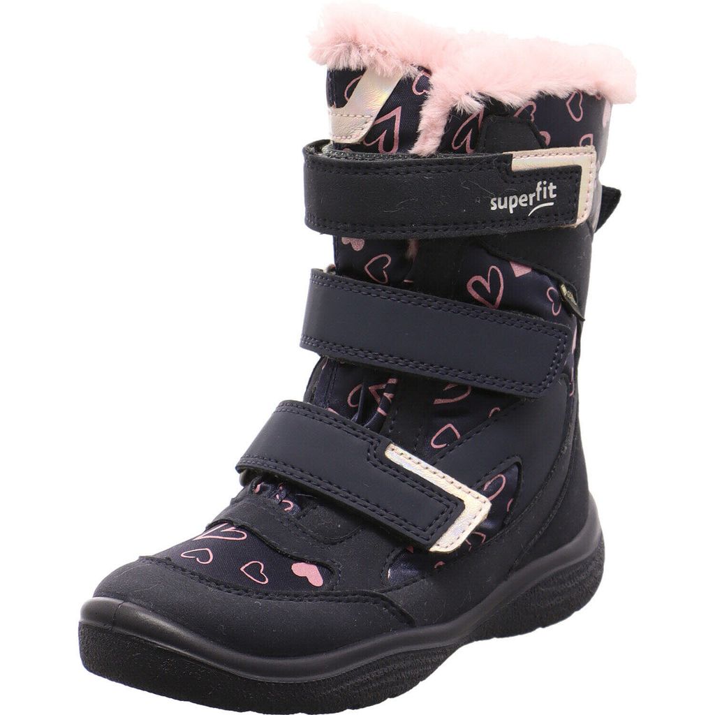 Superfit Mädchen Stiefel Crystal blau/rosa