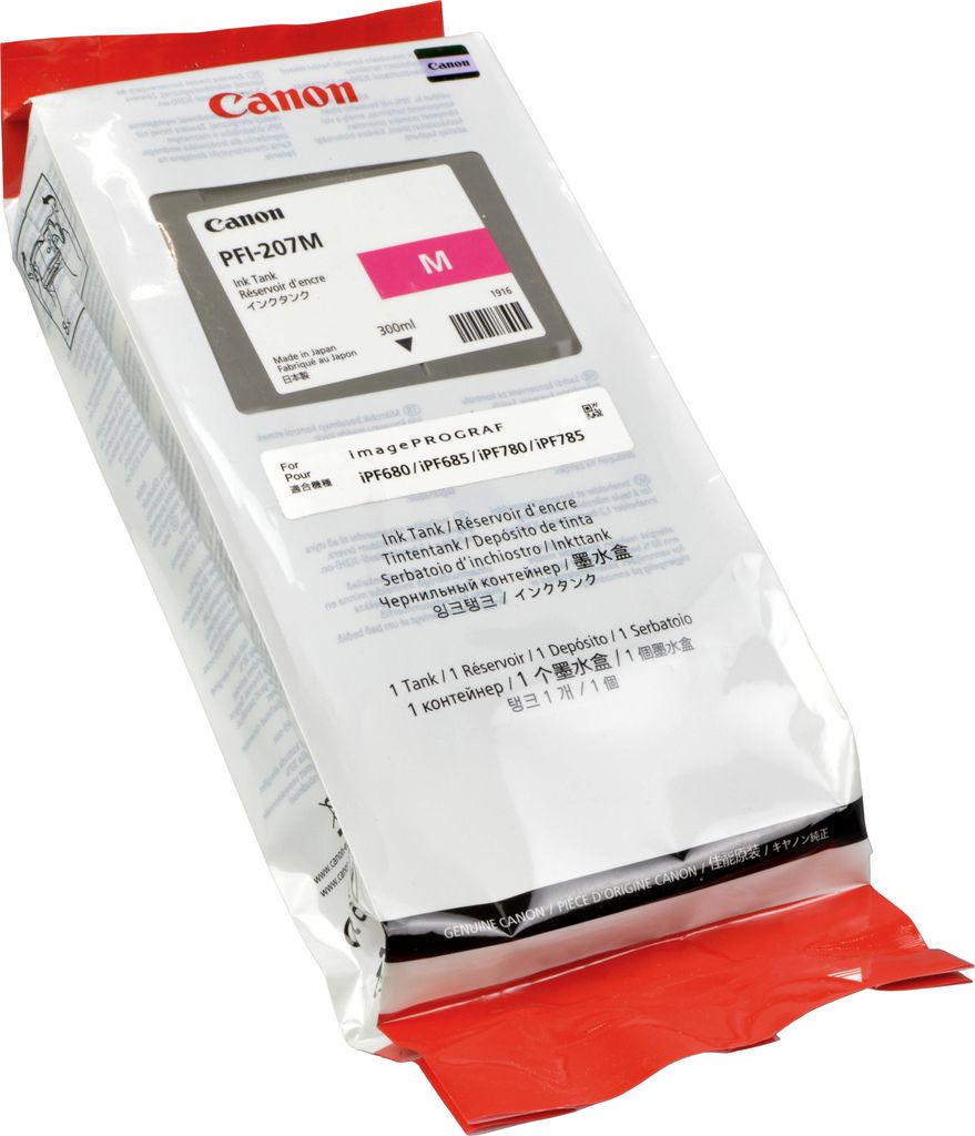 Canon PFI-207 M, Magenta, Tinte auf Pigmentbasis, 1 Produktbild 