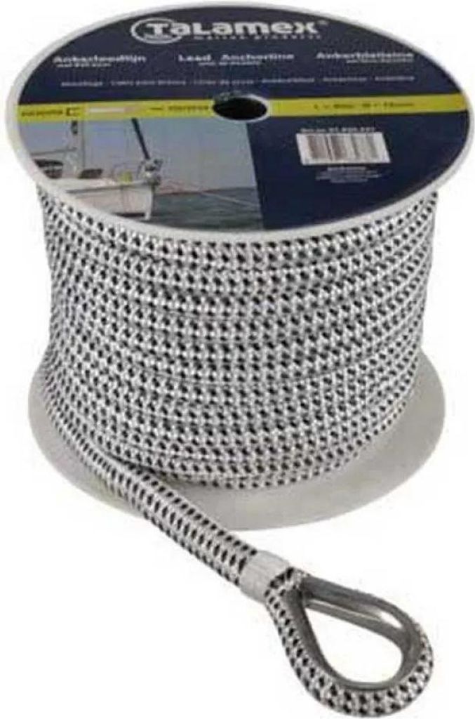 Talamex Anchorline Geflochtenes Seil 10 Mm Weiß 20 m Weiß 20 m