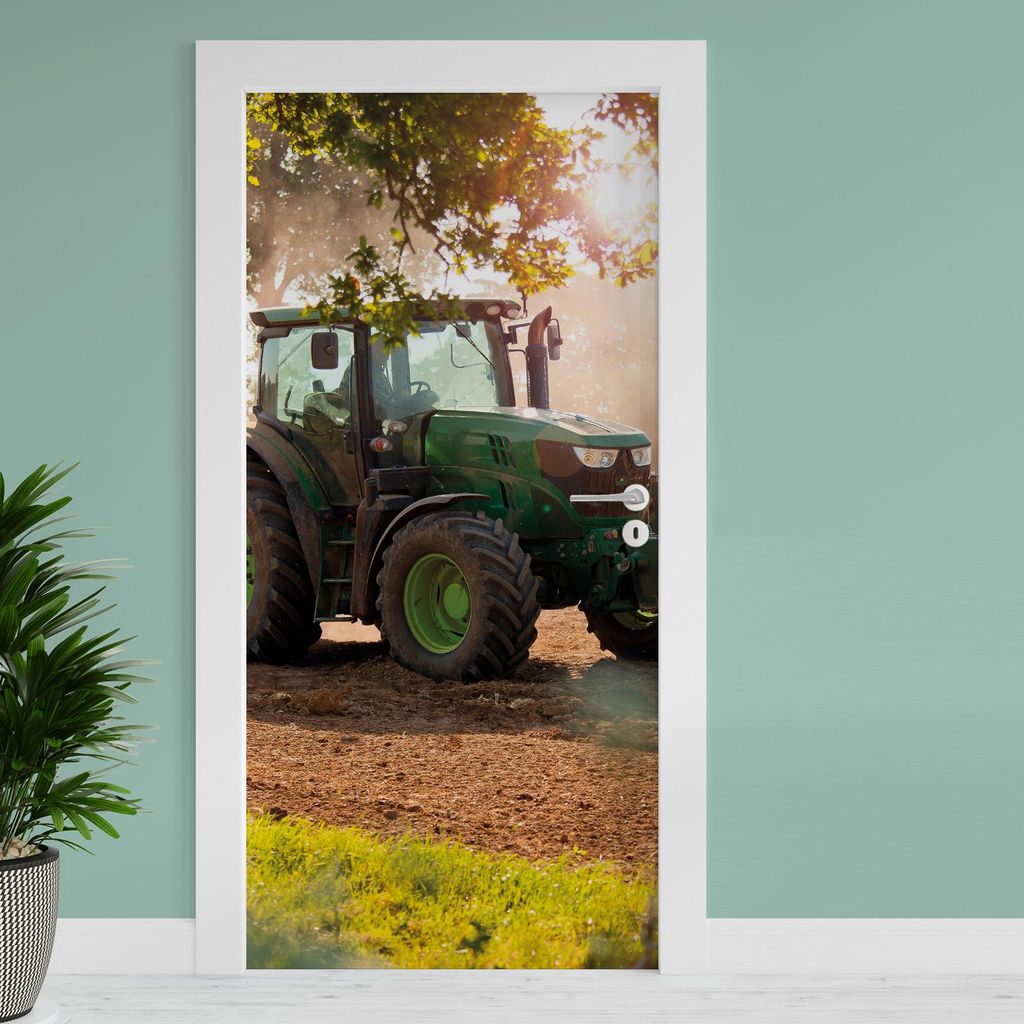 Türfolie "Traktor" 90x200cm Türposter Deko Aufkleber Folie Tapete TF04-30
