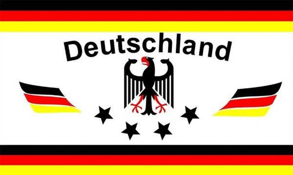 Flagge Deutschland 1 4 Sterne 90 x 150cm, Stoffgewicht ca. Produktbild 