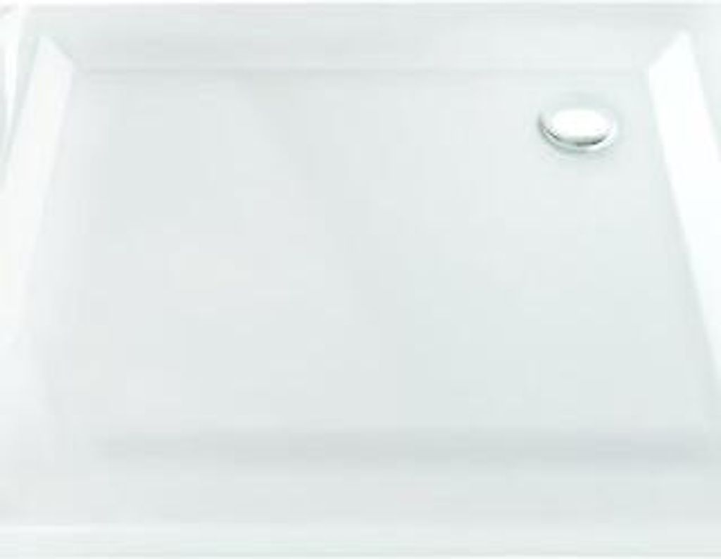 HSK 520075-08 Rechteck Flach Acryl 75x90x4cm ohne Antislip Manhattan