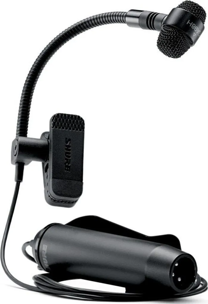 Finis les larsens sur scène avec le micro Shure PGA98H XLR pour cuivres