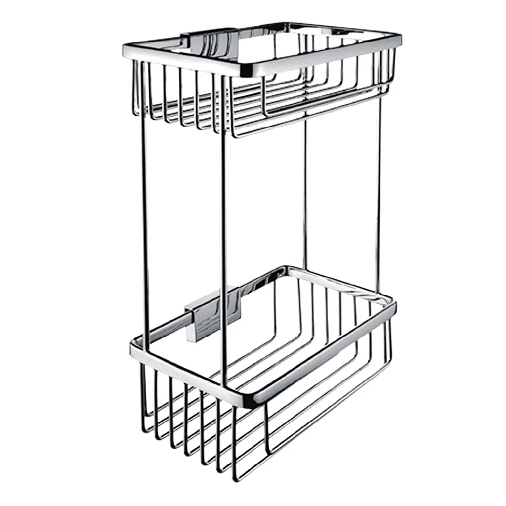 Etagère salle de bain Nimco KIBO - Rangement 2 niveaux anti-corrosion