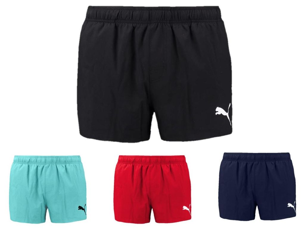 Puma Herren Swim Shorts Kurz Badehose Farbwahl Produktbild 