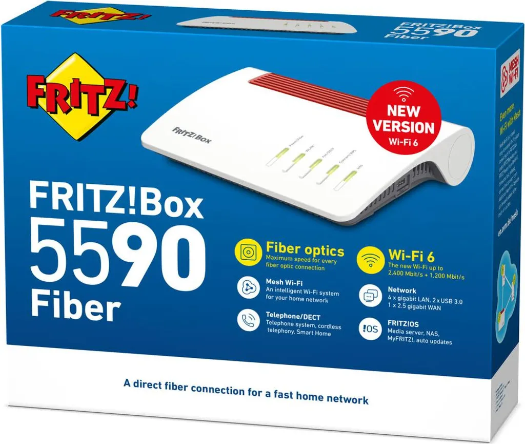 Boostez votre Fibre avec FRITZ!Box 5590 XGS-PON - Adieu lenteurs WiFi