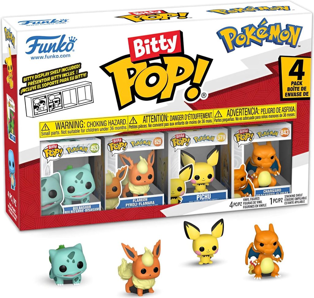 Funko Bitty Pop! Pokemon Bulbasaur 4Pack Obrázek produktu 