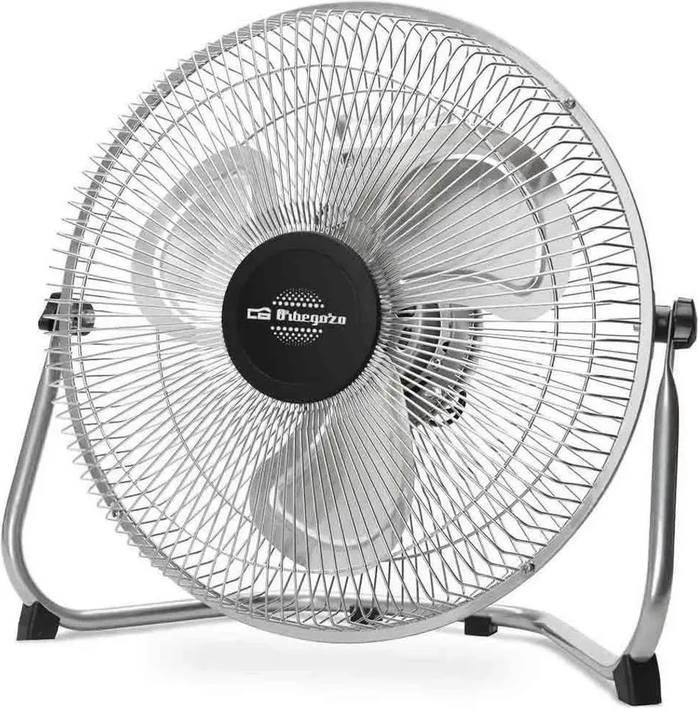 Ventilateur de Table Orbegozo PW 1230 Noir et Inox - Flux d'Air Puissant