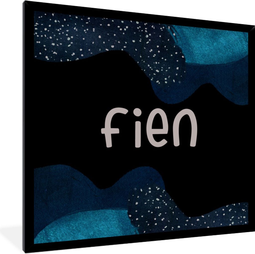 MuchoWow Gerahmtes Poster Fien - Pastell - Mädchen 40x40 cm - Poster mit Schwarzem Bilderrahmen Wandposter Rahmen Foto Bilder - Mit Rahmen - Wan...