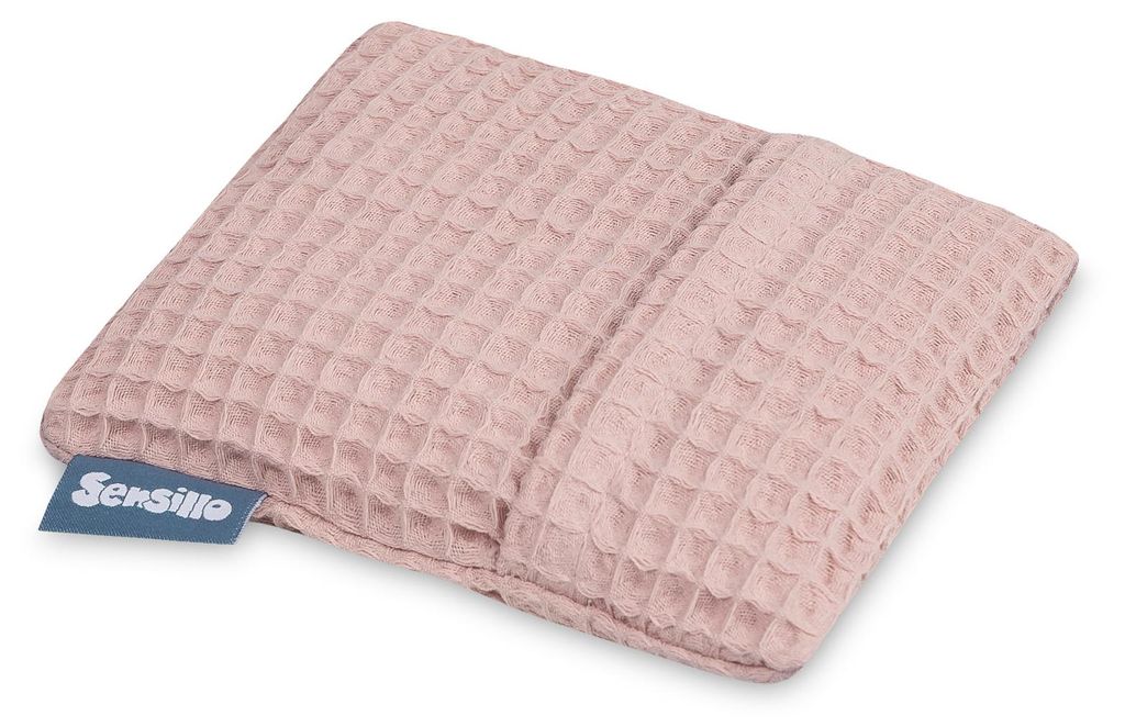 SENSILLO - Kirschkernkissen Wärmekissen, Warm oder Kalt, 15x22cm Retro Rosa