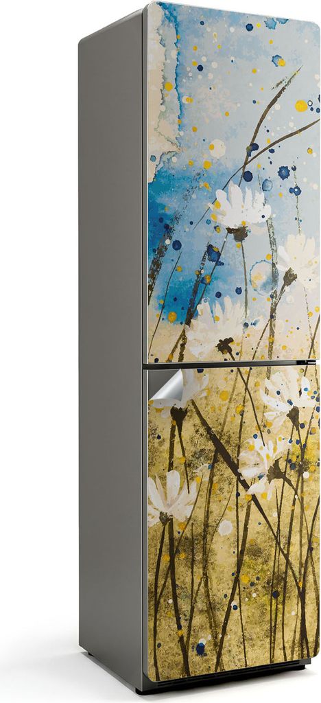 Köstliches süßes Gebäck – Kühlschrank Aufkleber – Klebefolie Kühlschrank – Kühlschrank Nachbildung – Kühlschrankfolie selbstklebend...