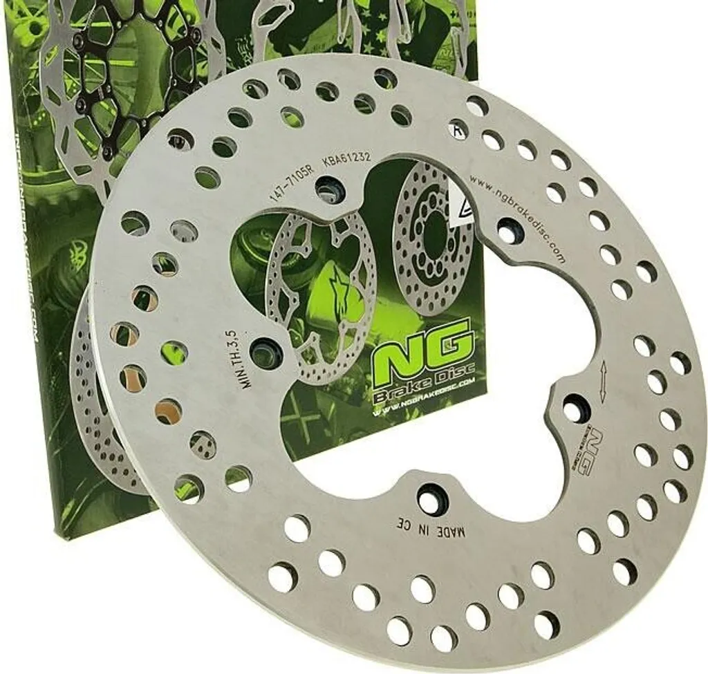 Disque frein NG 147 220/96/4mm pour scooter Aprilia 50-500cc usé