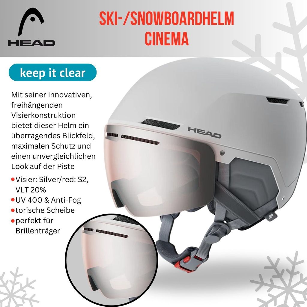 Head Skihelm Rebel Audio – Mit Audio-Integration, Gepolstert | Für Ski, Snowboard, Hoher Tragekomfort