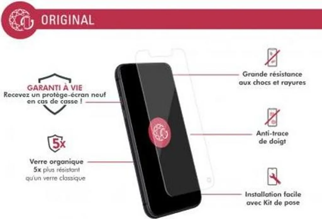 Force Glass, pellicola in vetro oleorepellente Apple iPhone XR / 11, trasparente