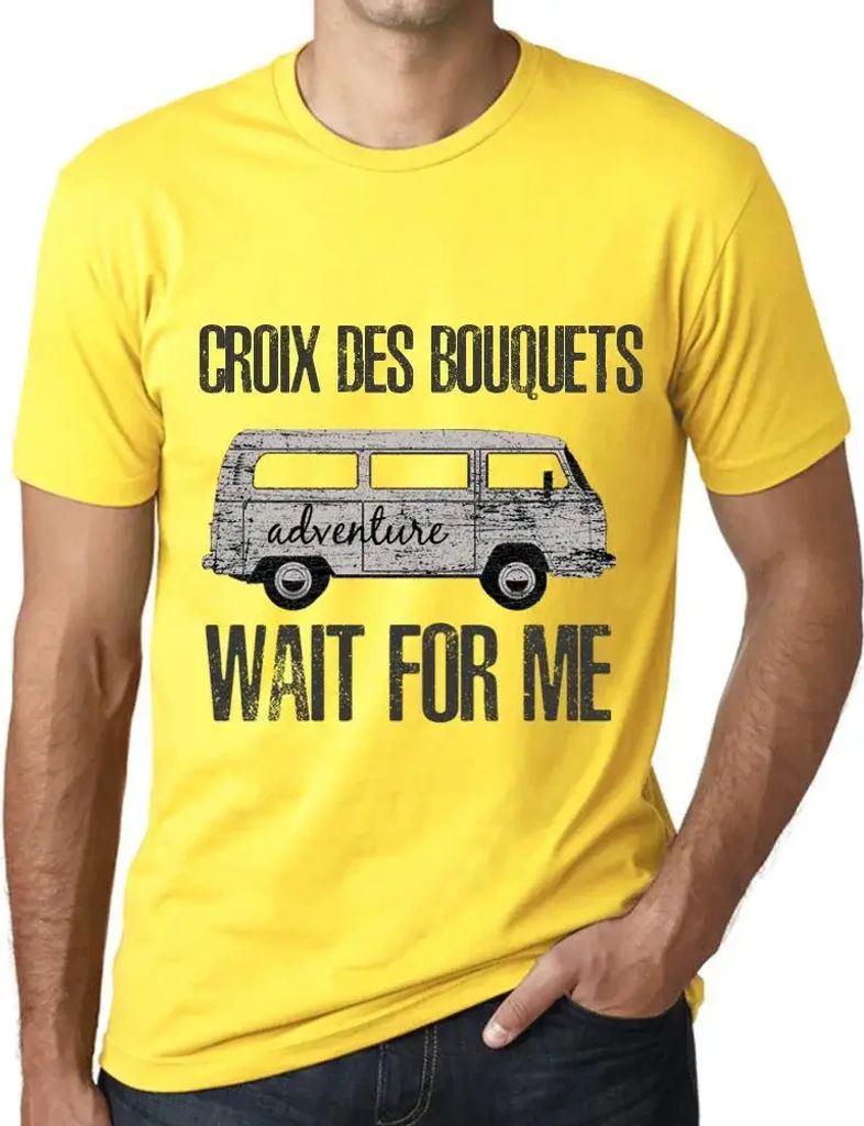 Herren Grafik T-Shirt Das Abenteuer wartet auf mich in Croix des Bouquets – Adventure Wait For Me In Croix Des Bouquets – Öko-Verantwortlich V...