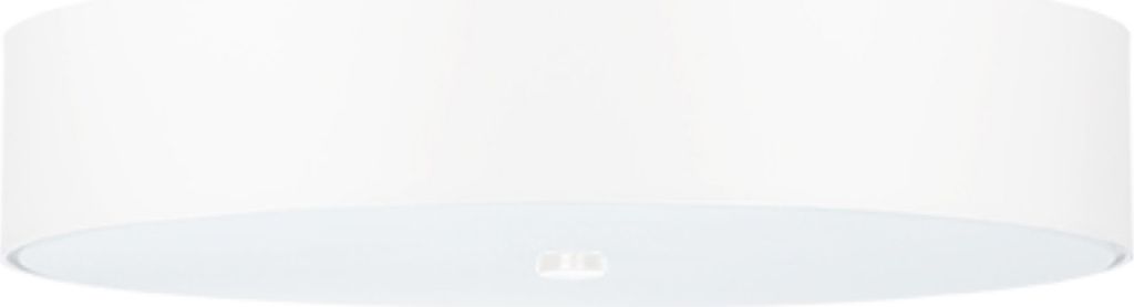 Deckenleuchte SKALA 60 weiß 5xE27 15W Stoff/Glas/Stahl 16x60x60cm Sollux Lighting