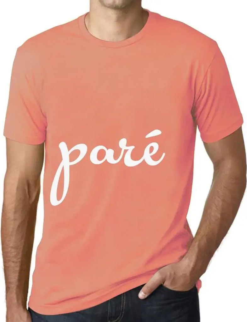 Herren Grafik T-Shirt Paré Öko-Verantwortlich Vintage Jahrgang Kurzarm Lustige Druck Geburtstag Geschenk Mann
