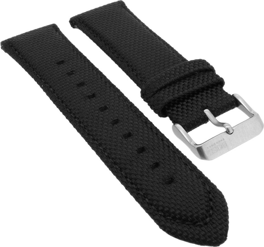 Hugo Boss Orange 1513116 | Uhrenarmband 24mm schwarz/orange 33077S