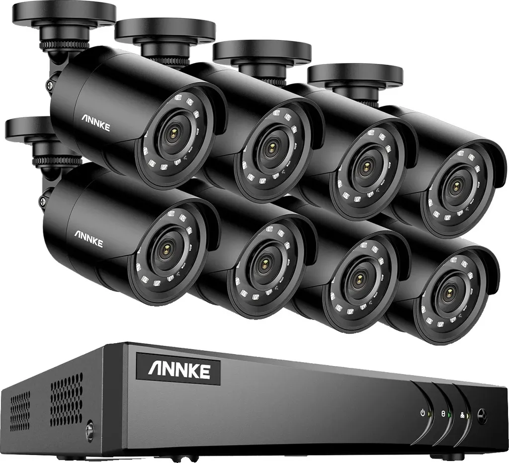 Vidéosurveillance haute résolution 2MP et pack de 8 caméras 51BH