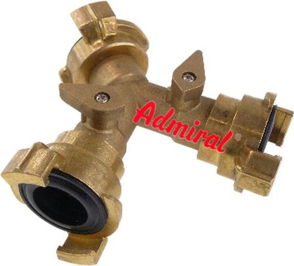 Zweiwegeventil mit Kupplung 1/2"