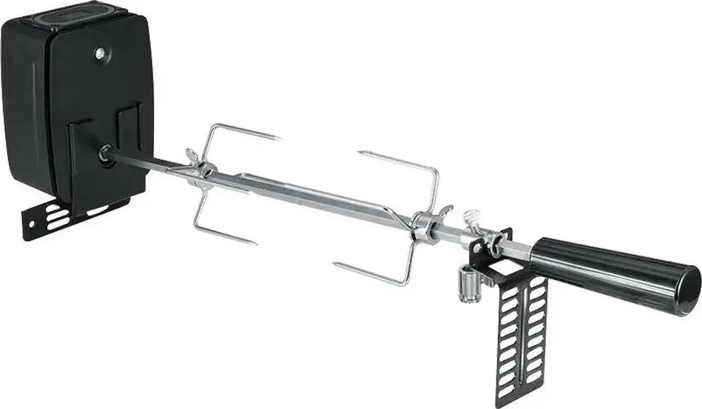 Rôtissoire Barbecue Rotation 360 et Charge 7kg en Acier Inoxydable