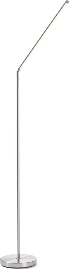 casa NOVA Stehleuchte TOWER DH 21x110 cm silber Stehlampe Leseleuchte