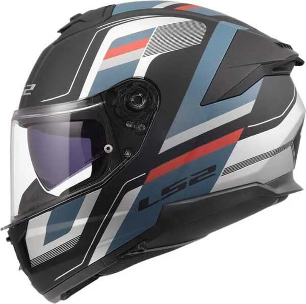Casque intégral homologué ECE 22.06 LS2 FF808 Stream II noir mat L