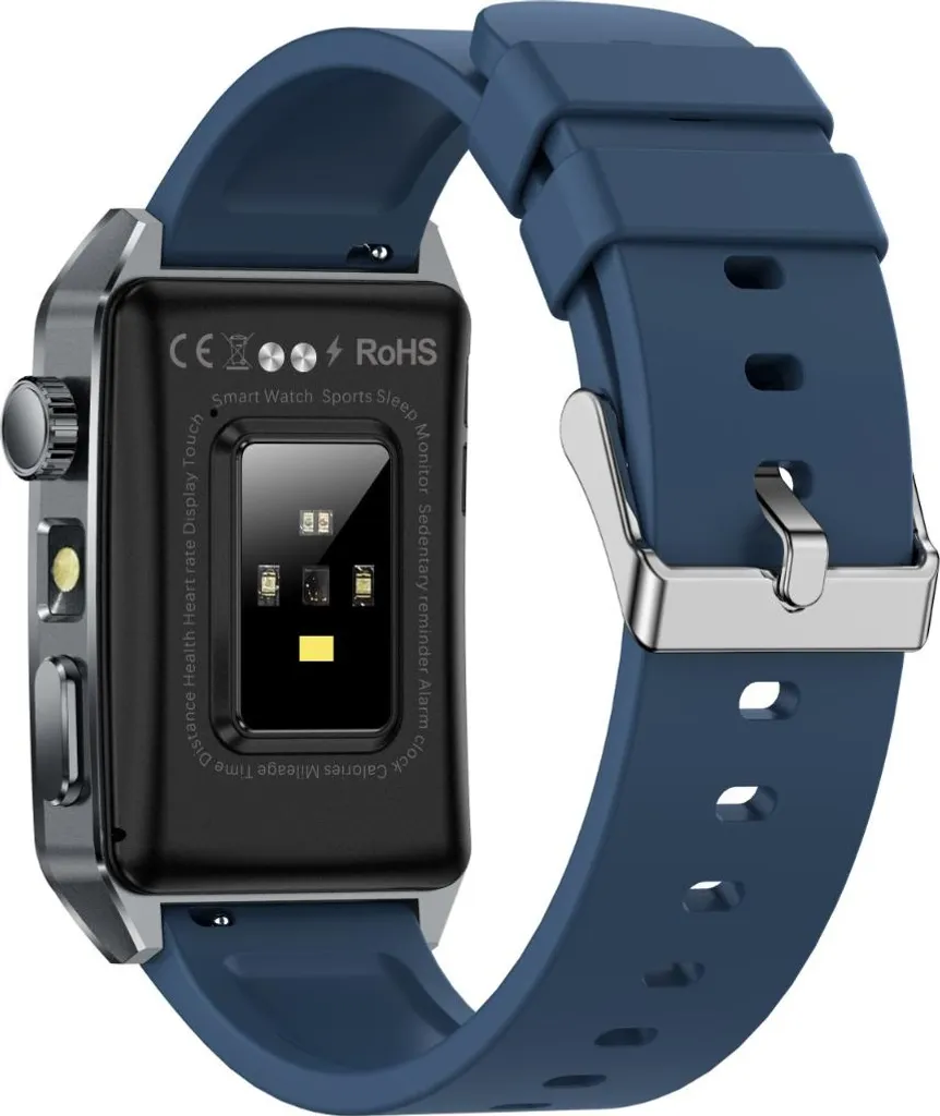 INF Smartwatch con Monitoraggio Salute e Bluetooth Calling - Display 1.57" Blu