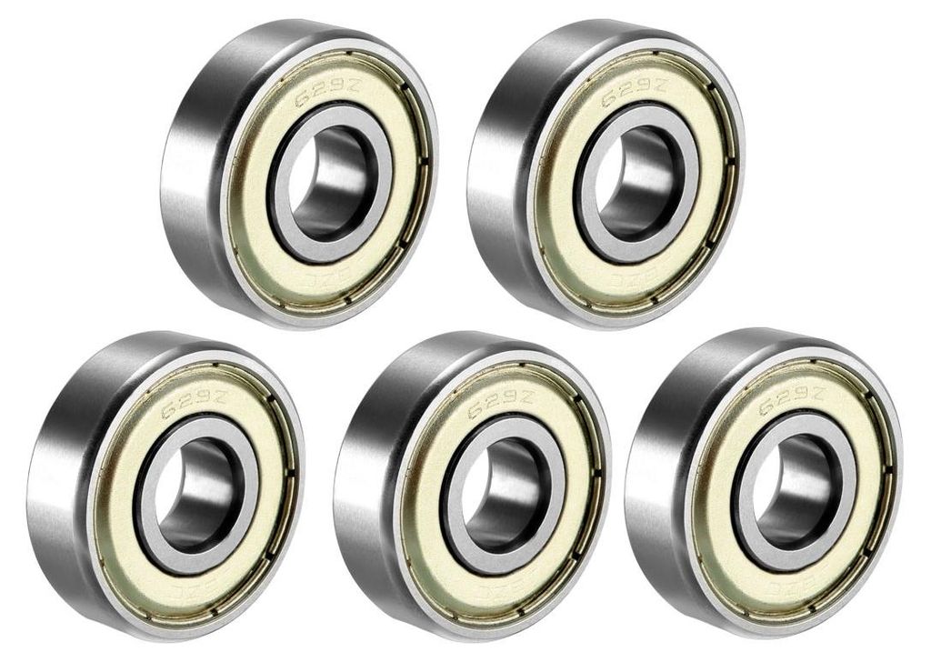 5 Stš¹ck Rillenkugellager 629Z Einzelschild 9mm x 26mm x 8mm Chromstahl