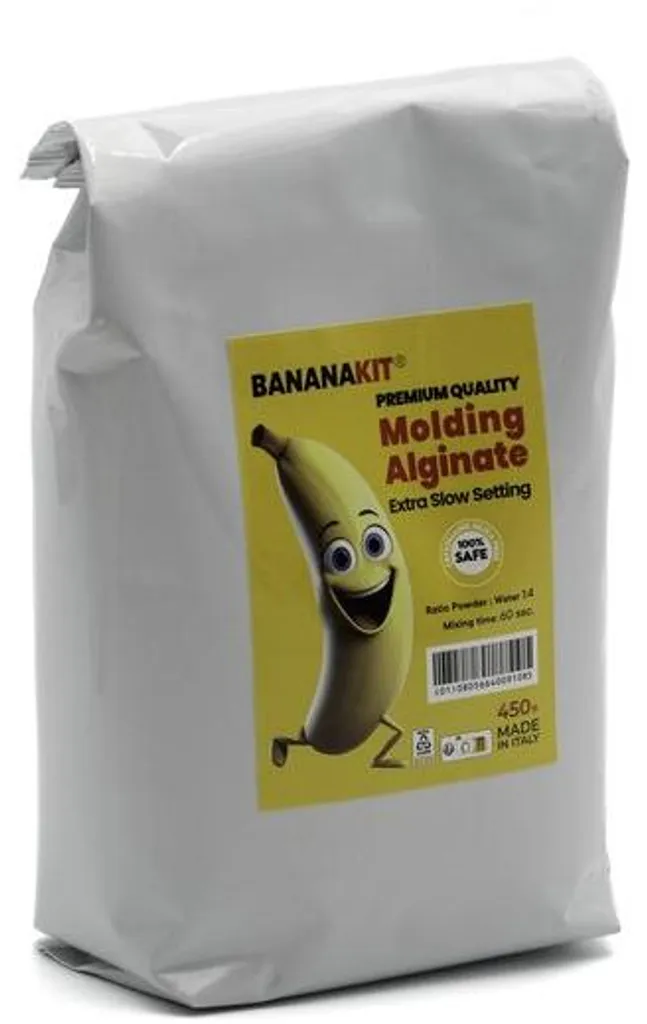 Poudre d'alginate de moulage professionnel pour empreinte de corps 500g